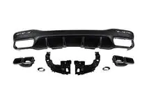 Mercedes GLE/ML class W166 2011-2018 Heckdiffusor für GLE (Design GLE63 Black) Foto 2