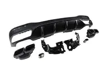 Mercedes GLE/ML class W166 2011-2018 Heckdiffusor für GLE (Design GLE63 Black) Foto 4