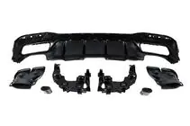 Mercedes GLE/ML class W166 2011-2018 Heckdiffusor für GLE (Design GLE63 Black) Foto 6