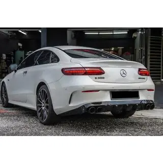 Heckdiffusor Black mit Endrohren Black (Design AMG53)