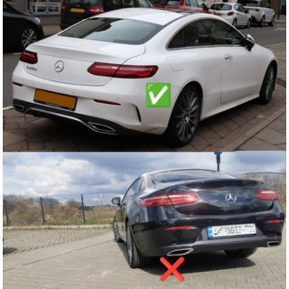 Heckdiffusor Black mit Endrohren Black (Design AMG53) Foto 4
