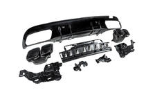 Mercedes C-class W205 2014-2021 Heckdiffusor mit Endrohren Black (Design C63 2018-2021) Foto 5