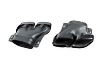 Mercedes C-class W205 2014-2021 Heckdiffusor mit Endrohren Black (Design C63 2018-2021) Foto 7