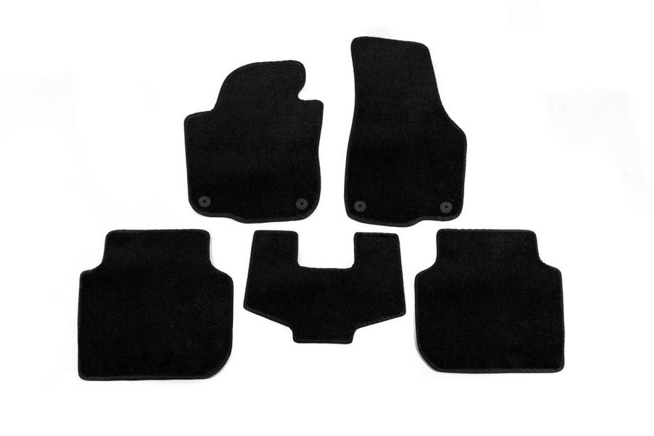 Volkswagen Passat B8 2015-2023 Textil Fußmatten Premium (USA, schwarz) Image