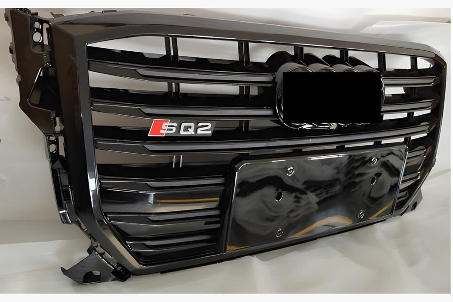 Audi Q2 2016- Frontgrill SQ-Style V2 (2016-2024, Schwarz) Image