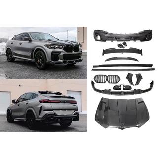 Bodykit mit Motorhaube Carbon V2 (2018-2022) BMW X6 G06 2019–2027 Foto 1