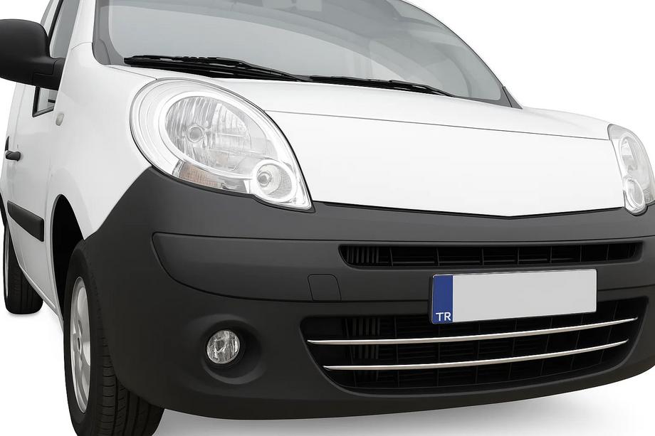 Renault Kangoo 2008–2020 Edelstahl Abdeckung für vordere Stoßstange (2 Stk) Image