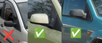 Ford Fusion 2002-2012 Spiegelabdeckungen BMW-Style V2 (2 Stk) Foto 4