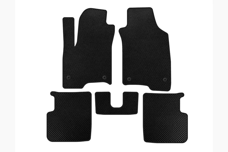 Fiat Panda 2011-2023 EVA Fußmatten (Schwarz) Image