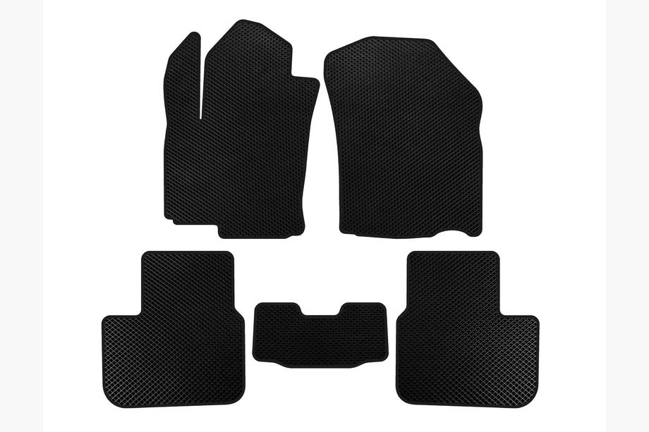 Fiat Sedici 2006-2014 EVA Fußmatten (HB, Schwarz) Image