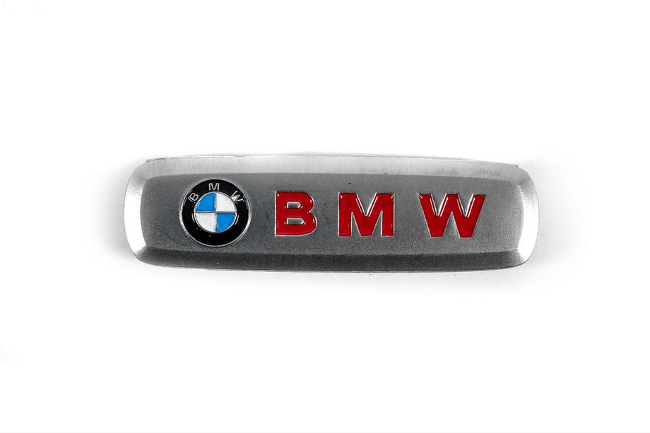 BMW Aluminium Emblem für Fußmatten (1 Stk) Foto 2