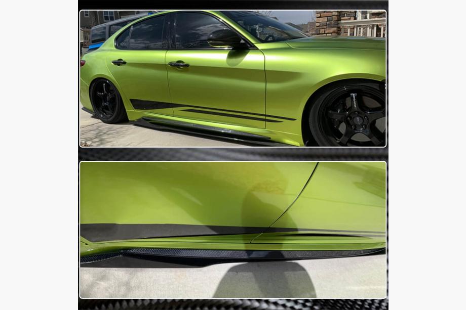Alfa Romeo Giulia 2016-2022 Seitenschweller V1 (für Base/Sport, Carbon) Foto 5
