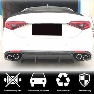 Heckdiffusor V1 (für Base, Carbon) Alfa Romeo Giulia 2016-2022 Foto 2