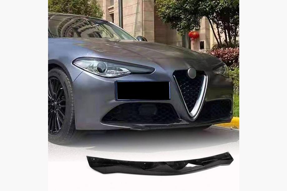 Alfa Romeo Giulia 2016-2022 Frontstoßstange Lippe V2 Aufsatz (für Base, Carbon) Image