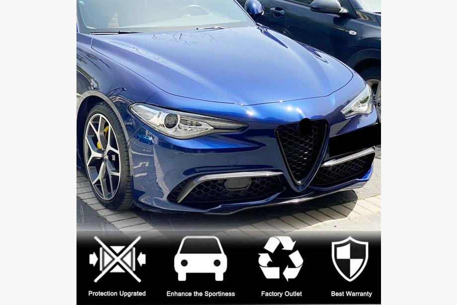 Alfa Romeo Giulia 2016-2022 Abdeckungen für Nebelscheinwerfer (für Sport, Carbon) Foto 4