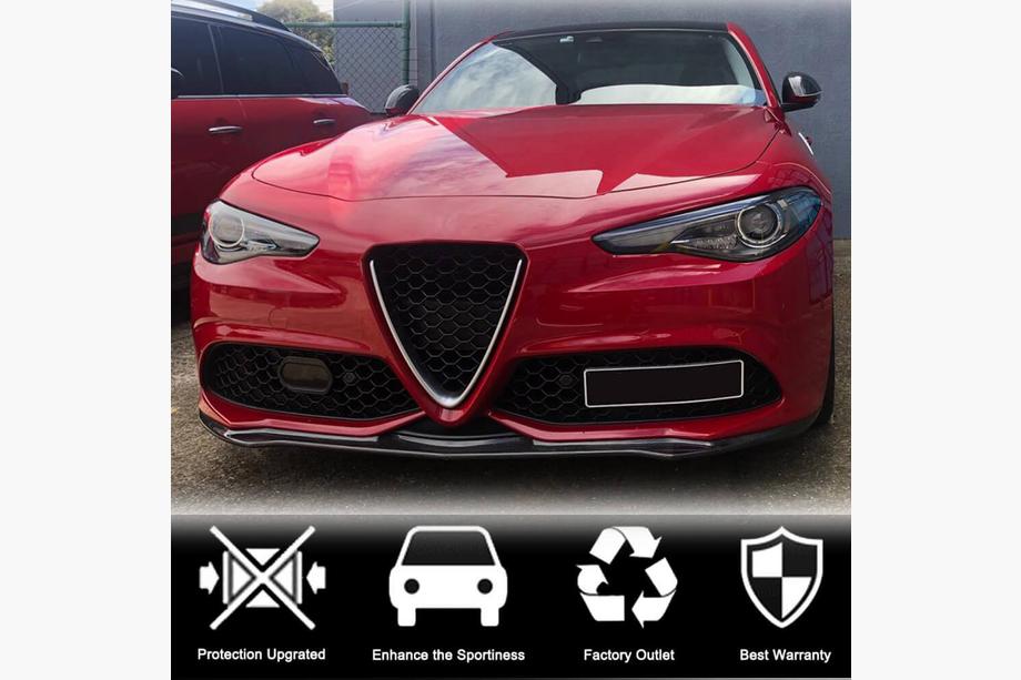 Alfa Romeo Giulia 2016-2022 Frontstoßstangenlippe Carbon V2 (Carbon) Foto 4
