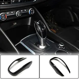 Schaltknauf Abdeckung (Dry Carbon) Alfa Romeo Giulia 2016-2022 Foto 2