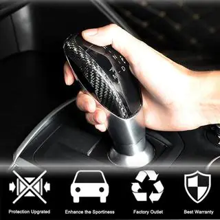 Schaltknauf Abdeckung (Dry Carbon) Alfa Romeo Giulia 2016-2022 Foto 3