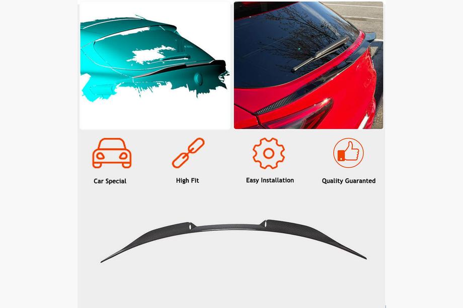 Alfa Romeo Stelvio 2016- Unterer Spoiler V2 (2017-2023, Trockencarbon) Foto 7