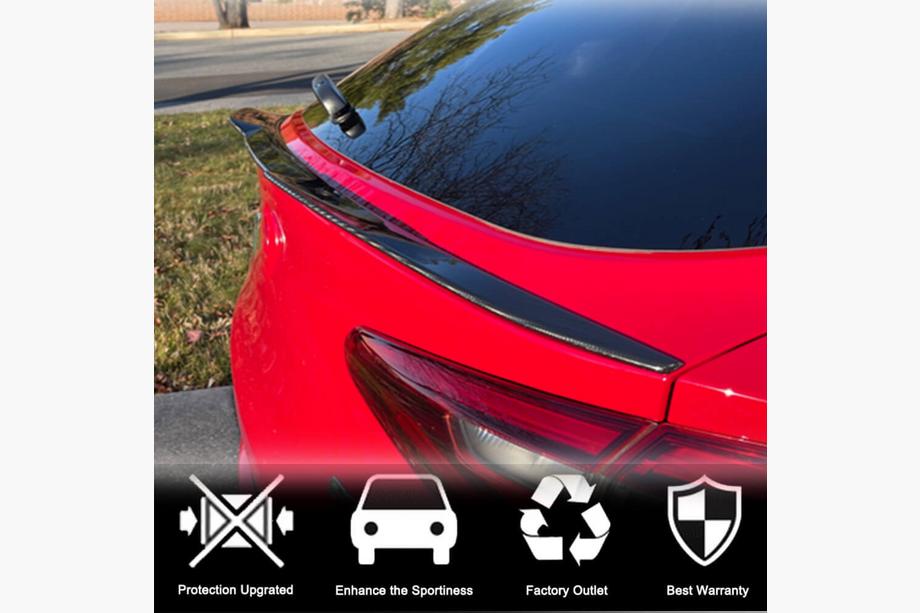 Alfa Romeo Stelvio 2016- Unterer Spoiler V2 (2017-2023, Trockencarbon) Foto 9