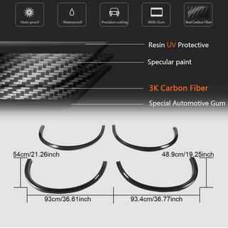 Kotflügelverbreiterungen (2017-2023, Carbon) Alfa Romeo Stelvio 2016- Foto 4