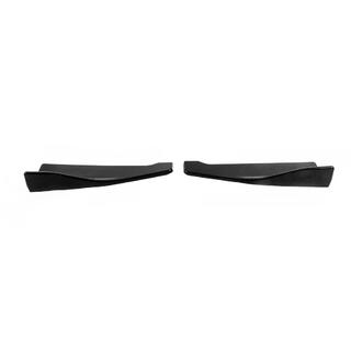 Universelle Flap Aufsätze für Heckstoßstange Typ-B (2 Stk, Schwarz Glanz, ABS-Kunststoff) Foto 1