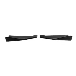 Universelle Flap Aufsätze für Heckstoßstange Typ-B (2 Stk, Schwarz Glanz, ABS-Kunststoff) Foto 1