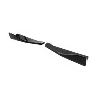 Universelle Flap Aufsätze für Heckstoßstange Typ-B (2 Stk, Schwarz Glanz, ABS-Kunststoff) Foto 3