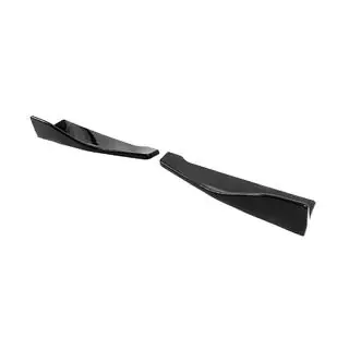 Universelle Flap Aufsätze für Heckstoßstange Typ-B (2 Stk, Schwarz Glanz, ABS-Kunststoff) Foto 3