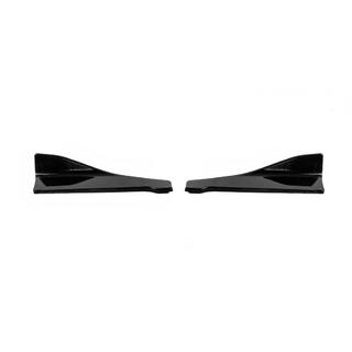 Universelle Flap Aufsätze für Heckstoßstange Typ-B (2 Stk, Schwarz Glanz, ABS-Kunststoff) Foto 4
