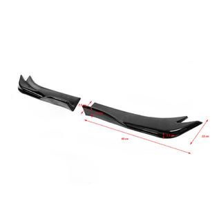 Universelle Flap Aufsätze für Heckstoßstange Typ-E (2 Stk, Schwarz Glanz, ABS-Kunststoff) Foto 4