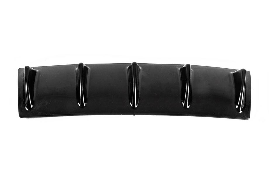 Universeller Heckdiffusor Typ-E (Schwarz Glanz, ABS-Kunststoff) Foto 7