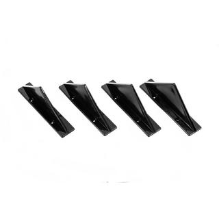 Universeller Heckdiffusor Typ-F (4 Stk, Schwarz Glanz, ABS-Kunststoff) Foto 1