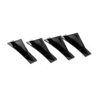 Universeller Heckdiffusor Typ-G (4 Stk, Schwarz Glanz, ABS-Kunststoff) Foto 1