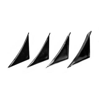 Universeller Heckdiffusor Typ-G (4 Stk, Schwarz Glanz, ABS-Kunststoff) Foto 3