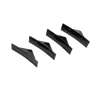 Universeller Heckdiffusor Typ-G (4 Stk, Schwarz Glanz, ABS-Kunststoff) Foto 4
