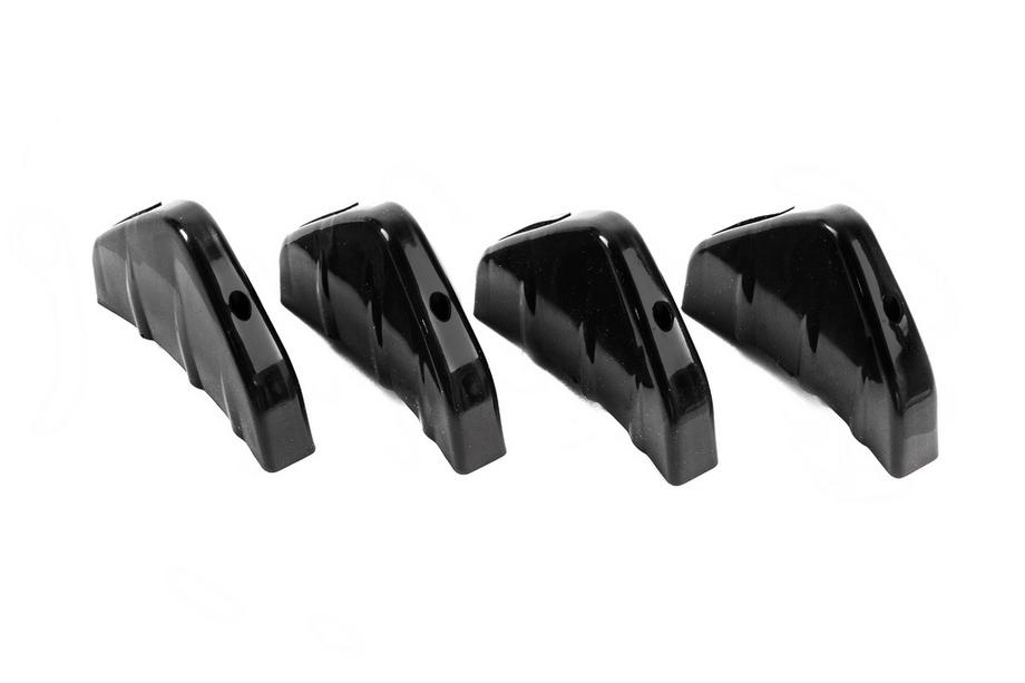 Universal Heckdiffusor Typ-D (4 Stk, Schwarz Glanz, ABS-Kunststoff) Foto 5
