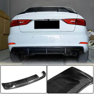 Heckstoßstangen-Diffusor V2 (für Base Sedan 2012-2016, Carbon) Foto 1