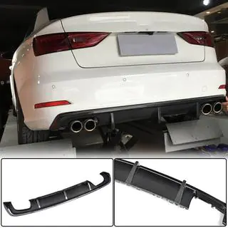 Heckstoßstangen-Diffusor V1 (für Base Sedan 2012-2016, Carbon) Foto 1