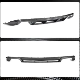 Heckstoßstangen-Diffusor (für Base Sedan 2017-2020, Carbon) Foto 3