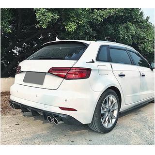 Heckdiffusor V2 (für S-Line HB 2017-2020, Carbon) Audi A3 2012-2020 Foto 2