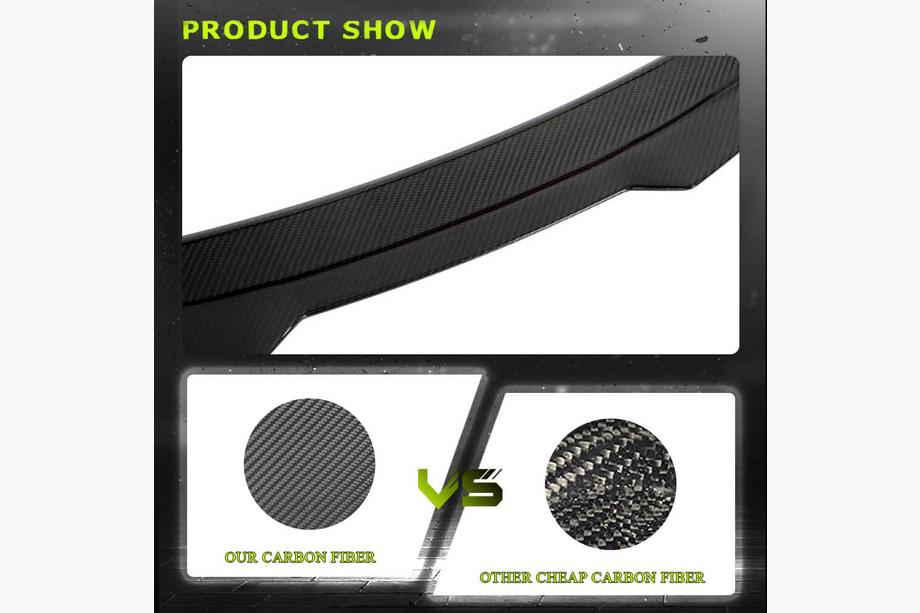 Audi A3 2012-2020 V10 Spoiler (für Limousine, Carbon) Foto 3