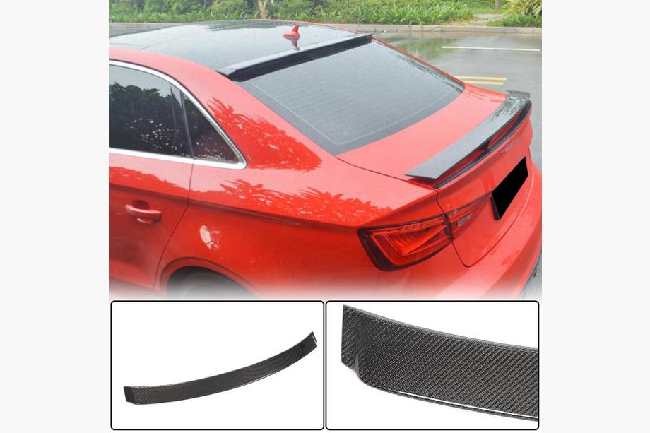 Audi A3 2012-2020 Heckscheibenblende V1 (für Sedan, Carbon) Image