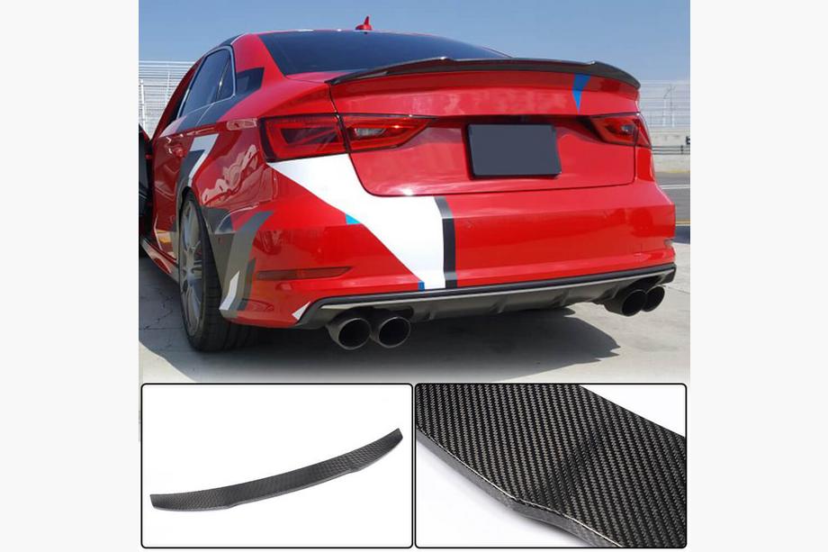 Audi A3 2012-2020 Heckklappenspoiler (FRP) Foto 3