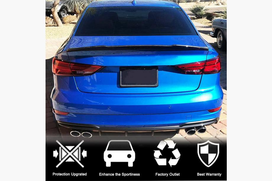 Audi A3 2012-2020 Heckklappenspoiler (FRP) Foto 5