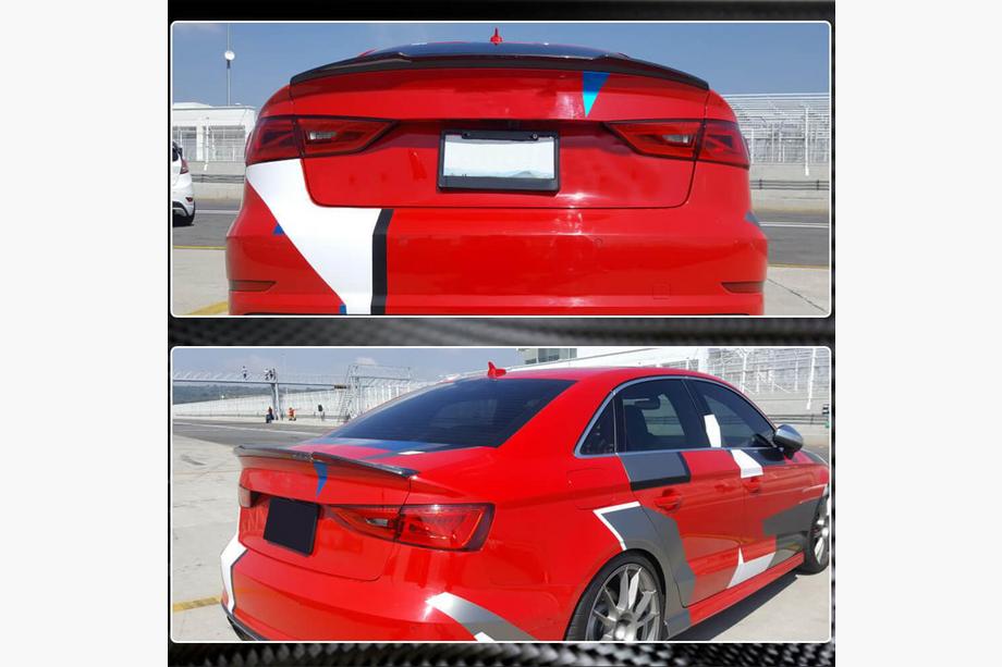 Audi A3 2012-2020 Heckklappenspoiler (FRP) Foto 7