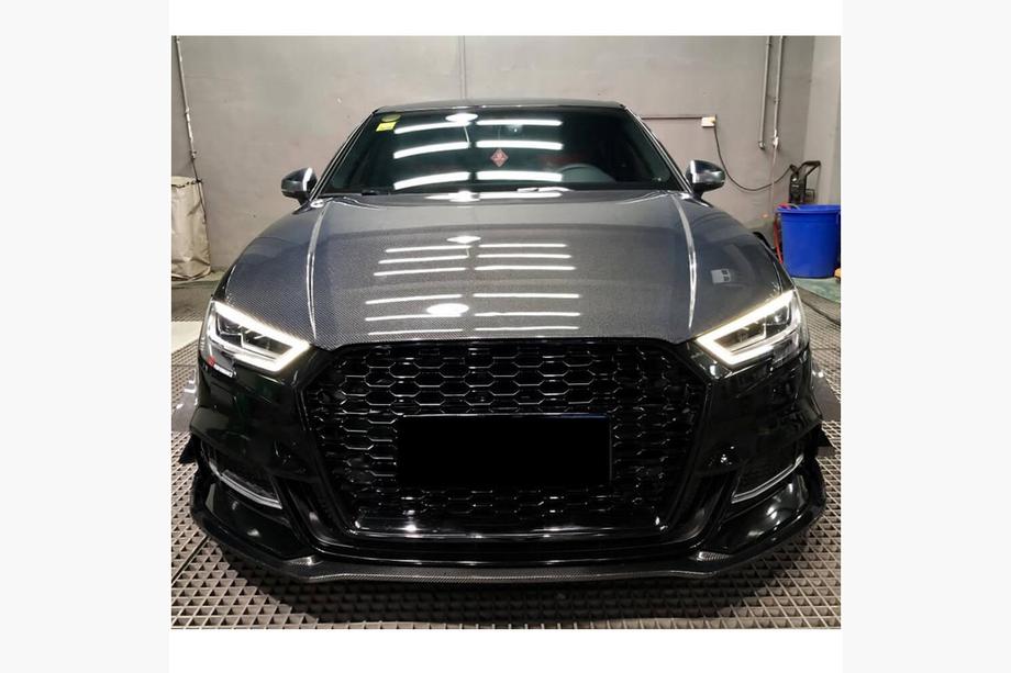 Audi A3 2012-2020 Motorhaube V2 (für Sedan 2012-2016, Carbon) Foto 2