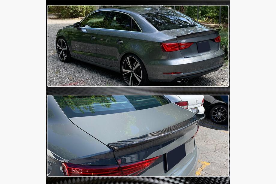 Audi A3 2012-2020 V4 Heckspoiler (für Sedan, Carbon) Foto 3