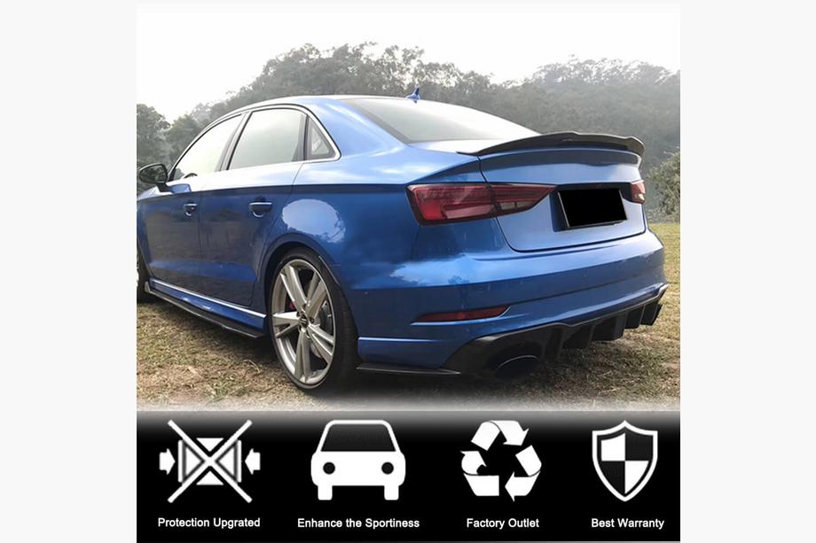 Audi A3 2012-2020 Heckspoiler V3 (für SD) Foto 2