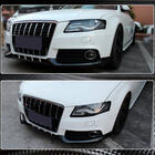 Audi A4 B8 2007-2015 Frontstoßstangen Flap Aufsätze (für Base 2007-2011, Carbon) Foto 4